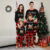 European style Christmas family pajamas supplier holiday sets
