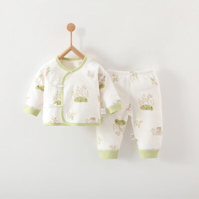Cute cotton baby toddler pajamas spring autumn winter factory