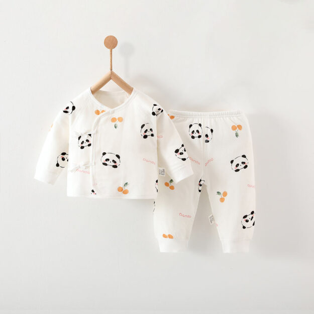 Cute cotton baby toddler pajamas spring autumn winter factory