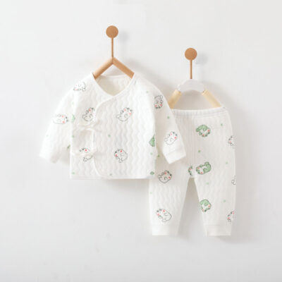 Cute cotton baby toddler pajamas spring autumn winter factory