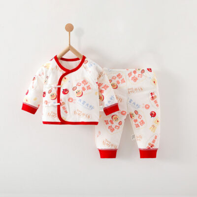 Cute cotton baby toddler pajamas spring autumn winter factory