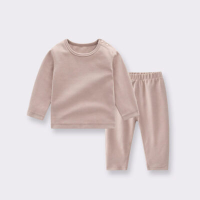 Cotton spring autumn baby toddler pajamas set for boys and girls
