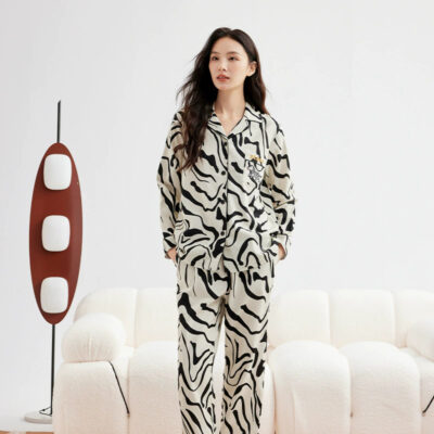 Couple cotton pajamas manufacturer autumn winter set
