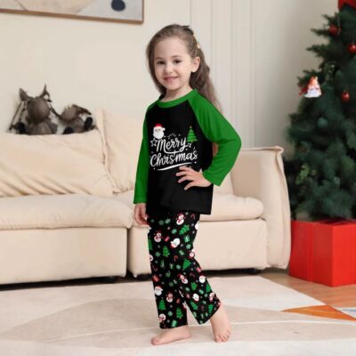 Custom Christmas family pajamas matching holiday sets