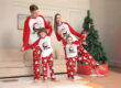 Custom Christmas family pajamas matching holiday sets