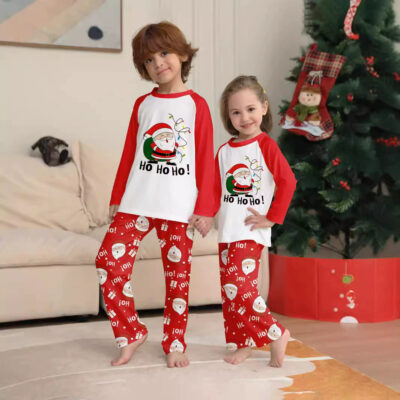 Custom Christmas family pajamas matching holiday sets