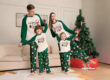 Elegant Christmas family pajamas bulk holiday sets