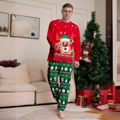 Elegant Christmas family pajamas bulk holiday sets