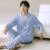 Satin pajamas bulk spring autumn long sleeve cardigan set