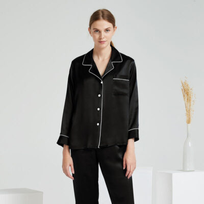 Women’s silk pajamas wholesale long sleeve pants set