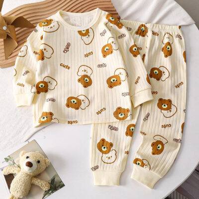 Cotton spring autumn baby toddler pajamas new homewear