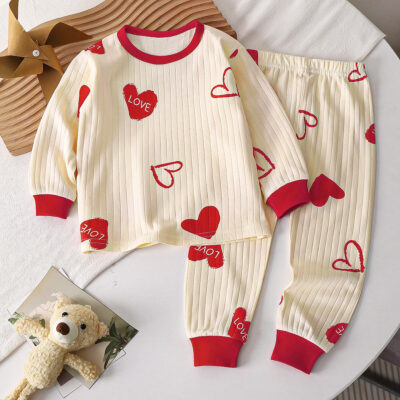 Cotton spring autumn baby toddler pajamas new homewear