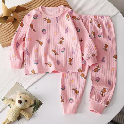 Cotton spring autumn baby toddler pajamas new homewear
