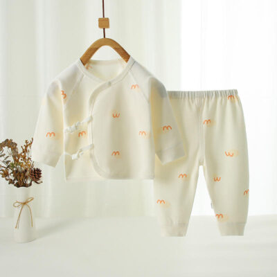Organic cotton baby toddler pajamas eco-friendly set