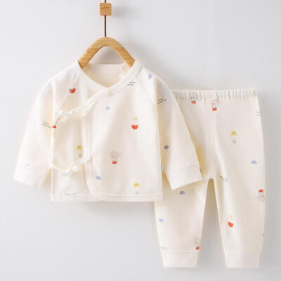 Organic cotton baby toddler pajamas eco-friendly set