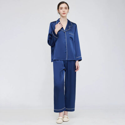Women’s silk pajamas wholesale spring autumn luxury set