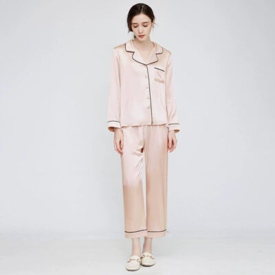 Women’s silk pajamas wholesale spring autumn luxury set