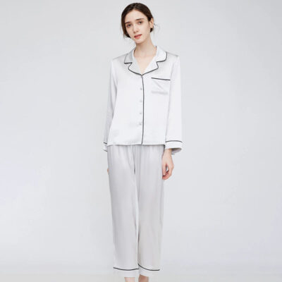 Women’s silk pajamas wholesale spring autumn luxury set