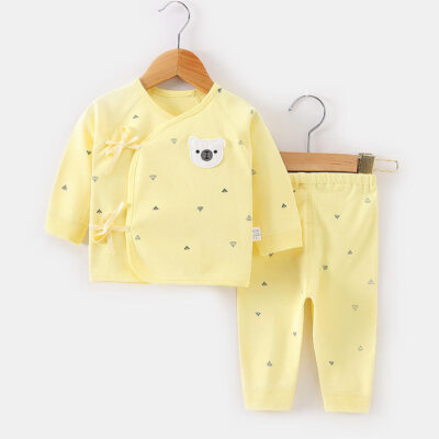 Trendy spring autumn baby and toddler pajamas wholesale set