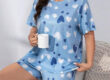 Loose fit summer women’s plus size pajamas set manufacturer