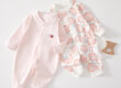 Cotton cartoon double-breasted long-sleeve baby toddler pajamas