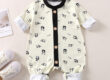 Spring autumn long-sleeve one-piece baby toddler pajamas