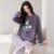 Thick warm autumn winter long sleeve cotton pajamas