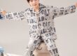 Cartoon spring autumn cardigan boys cotton pajama set