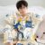 Cute fashion spring autumn cardigan boys cotton pajama set