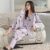 Premium fashion long sleeve spring autumn cotton pajamas