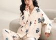 Premium autumn winter women cotton pajamas